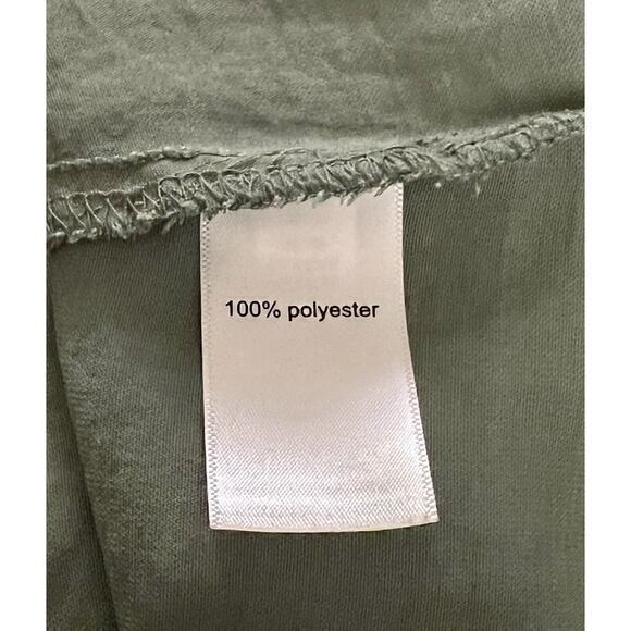 Maurices‎ Women Medium Olive Green Tank Top V- Neck W/tie Sleeveless EUC - Picture 8 of 10